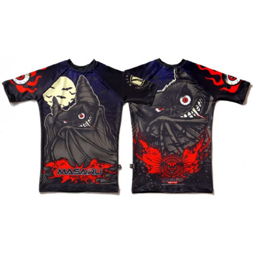 Рашгард короткий рукав MASARU Short Sleeve Rash Guard Morcegao Принт