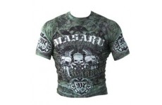 Рашгард короткий рукав MASARU Short Sleeve Rash Guard Skull Принт
