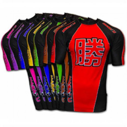 Рашгард короткий рукав MASARU Short Sleeve Rash Guard Victory Желтый