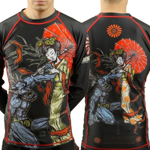 Рашгард длинный рукав MEERKATSU Heavenly Wristlock Принт