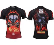 Рашгард короткий рукав MEERKATSU Hell Sloth Принт