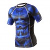 Рашгард Peresvit Beast Silver Force Rashguard Short Sleeve Blue  фото 3