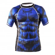 Peresvit 8554 Рашгард Peresvit Beast Silver Force Rashguard Short Sleeve Blue фото