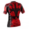 Рашгард Peresvit Beast Silver Force Rashguard Short Sleeve Red  фото 2
