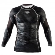 Peresvit 8560 Рашгард Peresvit Immortal Silver Force Rashguard Long Sleeve Black Rain фото