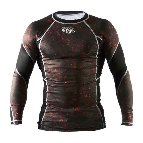 Рашгард Peresvit Immortal Silver Force Rashguard Long Sleeve Lava