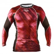 Peresvit 8564 Рашгард Peresvit Immortal Silver Force Rashguard Long Sleeve Red Burn фото
