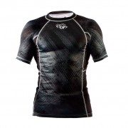 Peresvit 15120 Рашгард Peresvit Immortal Silver Force Rashguard Short Sleeve Black Rain фото