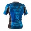 Рашгард Peresvit Immortal Silver Force Rashguard Short Sleeve Dark Marine  фото 4
