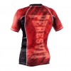 Рашгард Peresvit Immortal Silver Force Rashguard Short Sleeve Red Burn  фото 4