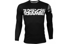 Рашгард длинный рукав SCRAMBLE BJJ Ranked Rash Guard Черная Черный