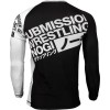 Рашгард длинный рукав SCRAMBLE BJJ Ranked Rash Guard Черно-белая  фото 3