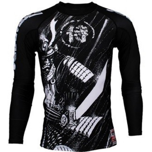 Рашгард длинный рукав SCRAMBLE Shadows Rash Guard Черный