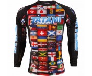 Рашгард длинный рукав Tatami Dean Lister Flags Rash Guard