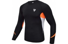 Рашгард с длинным рукавом RDX Lycra Orange