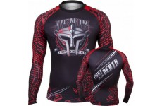 Рашгард Venum Gladiator Rashguard Long Sleeves Black Red