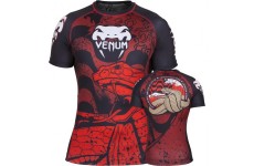 Рашгард Venum Crimson Viper Rashguard Short Sleeves Black Red