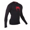 Компрессионная футболка Venum Contender Compression Long Sleeves Red Devil  фото 2