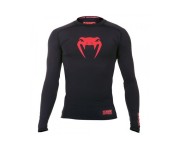 Компрессионная футболка Venum Contender Compression Long Sleeves Red Devil
