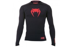 Компрессионная футболка Venum Contender Compression Long Sleeves Red Devil