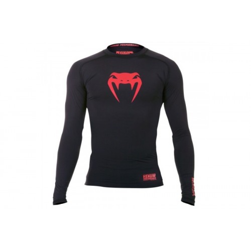 Компрессионная футболка Venum Contender Compression Long Sleeves Red Devil