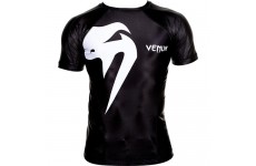 Рашгард Venum Giant rashguard - Black - short sleeves