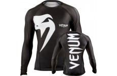 Рашгард Venum Giant rashguard - Black - Long sleeves