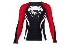 Рашгард Venum Electron 2.0 Rashguard - Black - Long Sleeves