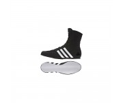 Боксерки Adidas Box Hog 2 (черные с белой подошвой)