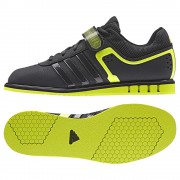 Штангетки Adidas Powerlift.2 Черные с салатовыми вставками фото