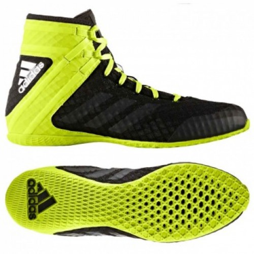 Боксерки Adidas SPEEDEX 16.1 (черно-зеленые)