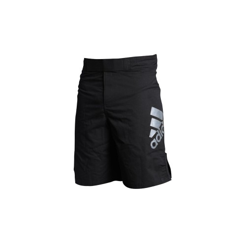 Шорты Adidas ММА черные с серебром