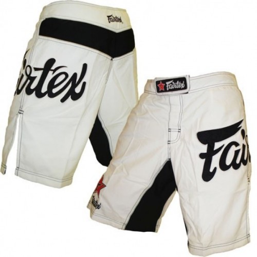 Трусы для ММА Fairtex (AB1-white) 