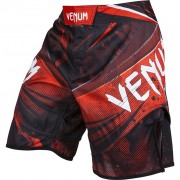 Шорты Venum Galactic Fightshorts Black Red фото
