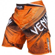 Шорты Venum Galactic Fightshorts Neo Orange фото