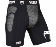 Компрессионные шорты Venum Absolute Compression Shorts Black Grey