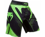 Шорты MMA Venum Hurricane Fight Shorts Black Neo Green