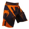 Шорты MMA Venum Hurricane Fight Shorts Black Neo Orange  фото 2
