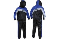 Костюм для похудения с капюшоном RDX Blue