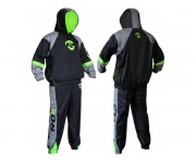 Костюм для похудения с капюшоном RDX Green