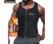 Майка мужская для похудения JUNLAN Men Sweat Waist Trainer Tank Top