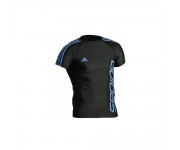 Футболка Adidas черно-синяя короткий рукав