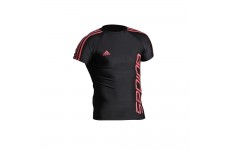 Футболка Adidas черно-красная короткий рукав