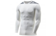 Компрессионная кофта Adidas TF Base LS TechFit длинный рукав Белая 
