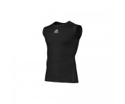 Майка Adidas TF C&SL TECHFIT. Цвет черный.