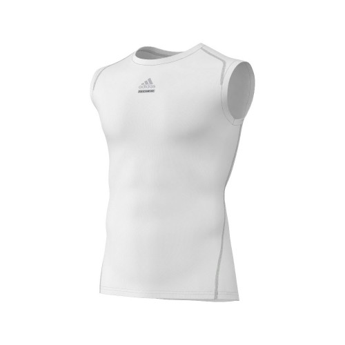 Майка Adidas TF C&SL TECHFIT. Цвет белый.