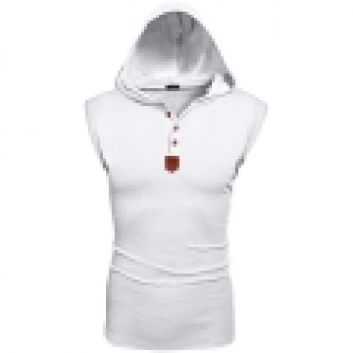 Майка мужская трикотажная Coofandy Men's Casual Hooded Sleeveless Tank Tops