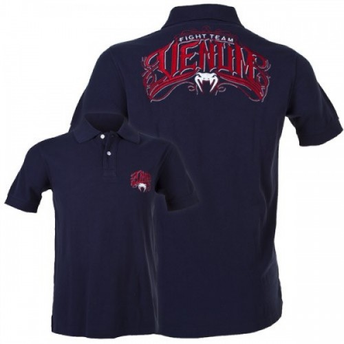 Футболка Venum Red Devil Polo - Navy