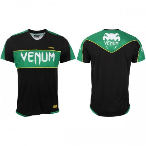 Футболка Venum Team Polo - Black/Green