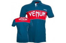 Футболка Venum USA Team Polo - Navy/Red